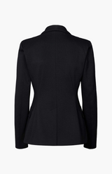 Rabens Saloner Black + Navy Helda Jacket