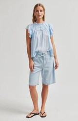Second Female Cashmere Blue Gaya Top
