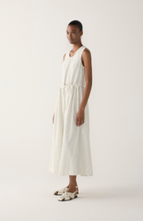 Foemina Basil Stripe Seersucker Cameron Dress