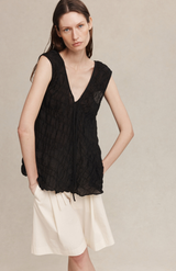 Marle Black Blanche Top