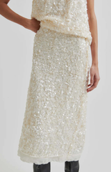 Second Female Tofu Shiny Skirt