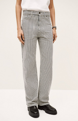 Ba&sh Ecru Carpenter Pants
