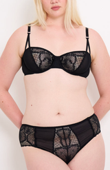 Ohen Black The Demi Bra