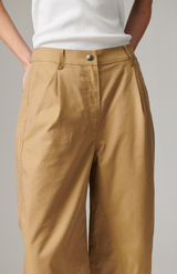 DAY Ecru Olive Nicol Canvas Deluxe Pant