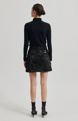 Second Female Black Flakes Skirt
