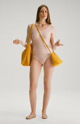 Yu Mei Honey Nylon Small Utility Bag