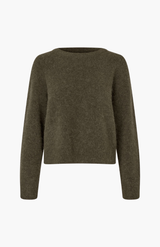 Samsøe Samsøe Deep Forest Nor O-N Short Crewneck