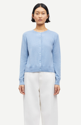 Samsøe Samsøe Blue Denim Mel. Saboston Cardigan