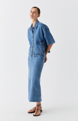 Morrison Blue Denim Flynn Shirt