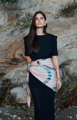 Good & Co Blush Heritage Triangle Scarf