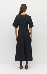 Juliette Hogan Navy Twist Dress