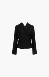 Harris Tapper Black Long Sleeve Chaimberlain Top