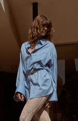 Mes Demoiselles Light Blue Army Shirt