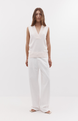 Rebe Ivory Maison Merino Vest