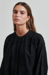 Second Female Embroidered Black Cavan Shirt