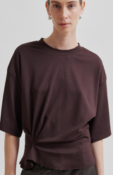 Second Female Chocolate Plum Missouri Tee