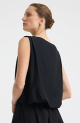 Morrison Black Celine Bubble Top