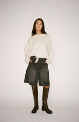 Rabens Saloner Oyster Sheela Drawstring Sweatshirt