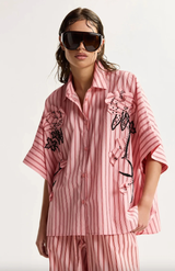 Essentiel Antwerp Plum Flower Shirt