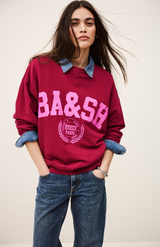 Ba&sh Fuchsia Benjamin Sweatshirt