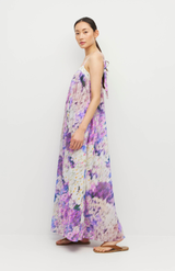 Juliette Hogan Lavender Mist Cotton Aster Emmeline Dress