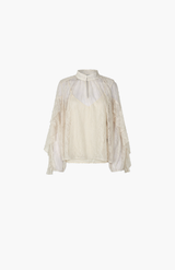 Second Female Soft Beige Sybell Lace Blouse