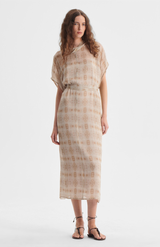 Morrison Print Lucille Tie Dress