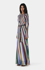 Hansen & Gretel Wave Length Anouk Silk Maxi Dress