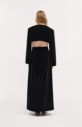 Harris Tapper Black Velvet Emme Skirt
