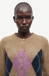 Samsoe Samsoe Lead Gray Sanor Short Cardigan