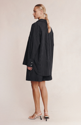 Marle Black Pinstripe Mella Shirt