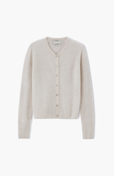 Aleger Terry2 N.2283 Cashmere Featherweight Slim Cardigan