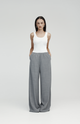 Rebe Grey Pull-On Trouser