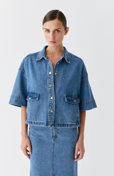 Morrison Blue Denim Flynn Shirt