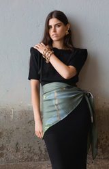 Good & Co Olive Heritage Triangle Scarf