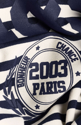 Ba&sh Navy Benjamin Sweatshirt