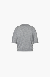 Second Female Grey SS Polo Knit