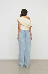 One Of Others Vanilla Henrietta Top