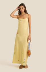 Soleil Soleil Charm Embroidery Lana Dress