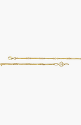 Zoe & Morgan  22k Gold Plate Ameena Bracelet