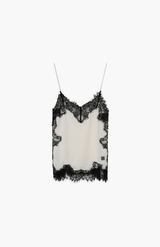 DAY Vanilla Ice Lacey Fluid Viscose Top
