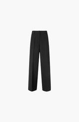 Second Female Black Fique Straight Trouser