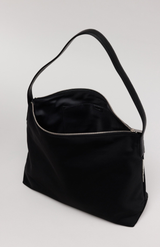 Yu Mei Black Nylon Medium Utility Bag