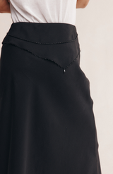 Marle Black Floriane Skirt