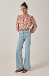 Maison Hotel Scottish Pink Lennox Blouse