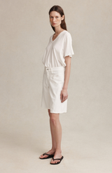 Marle Blanc Cross Stitch Jean Short