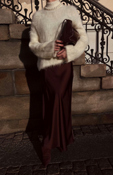 Second Female Bitter Chocolate Lacque Leather Bag