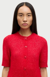 Samsøe Samsøe Haute Red Sanoura S/S Cardigan