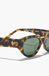 Samsøe Samsøe Yellow Tortoise Sajude Sunglasses