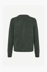 Samsøe Samsøe Dark Evergreen Mel. Nor Short Cardigan
